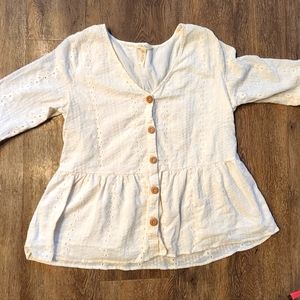 Lacey boho top